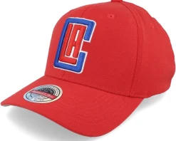 Los Angeles Clippers Team Ground Stretch Red Adjustable - Mitchell & Ness