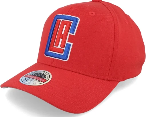 Los Angeles Clippers Team Ground Stretch Red Adjustable - Mitchell & Ness