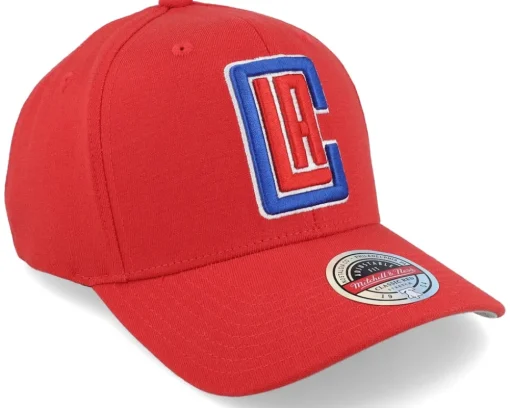 Los Angeles Clippers Team Ground Stretch Red Adjustable - Mitchell & Ness
