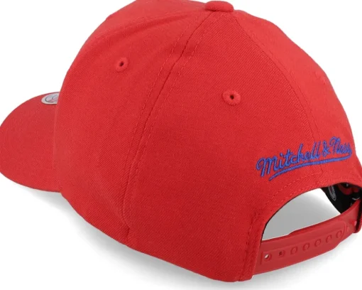 Los Angeles Clippers Team Ground Stretch Red Adjustable - Mitchell & Ness