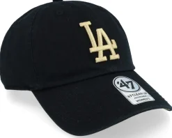Los Angeles Dodgers Bagheera Under Clean Up Black Dad Cap - 47 Brand