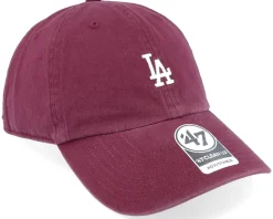 Los Angeles Dodgers Base Runner Clean Up Dark Maroon Dad Cap - 47 Brand