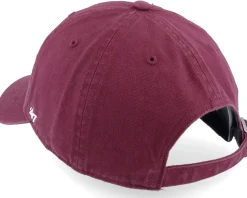 Los Angeles Dodgers Base Runner Clean Up Dark Maroon Dad Cap - 47 Brand