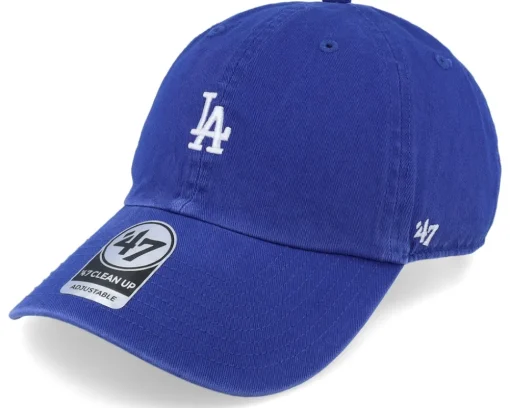 Los Angeles Dodgers Base Runner Clean Up Dark Maroon Dad Cap - 47 Brand