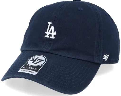Los Angeles Dodgers Base Runner Clean Up Dark Maroon Dad Cap - 47 Brand