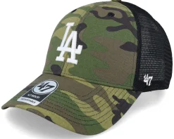 Los Angeles Dodgers Branson 47 Mvp Camo/Black Trucker - 47 Brand