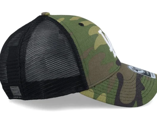 Los Angeles Dodgers Branson 47 Mvp Camo/Black Trucker - 47 Brand