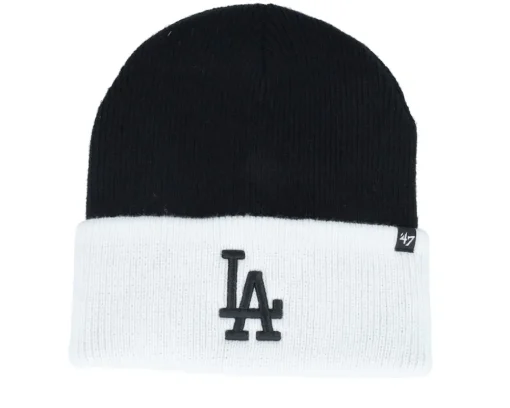 Los Angeles Dodgers Campus 47 Knit Beanie Black Cuff - 47 Brand