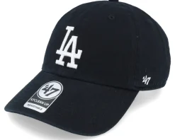 Los Angeles Dodgers Clean Up Black/White Adjustable - 47 Brand