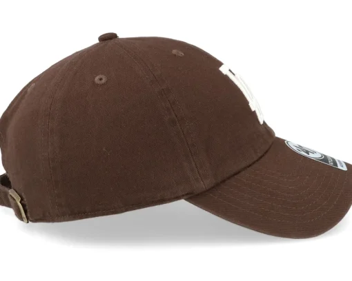 Los Angeles Dodgers Clean Up Brown Dad Cap - 47 Brand