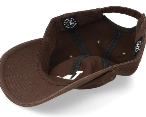 Los Angeles Dodgers Clean Up Brown Dad Cap - 47 Brand
