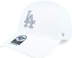 Los Angeles Dodgers Clean Up White Dad Cap - 47 Brand