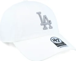 Los Angeles Dodgers Clean Up White Dad Cap - 47 Brand