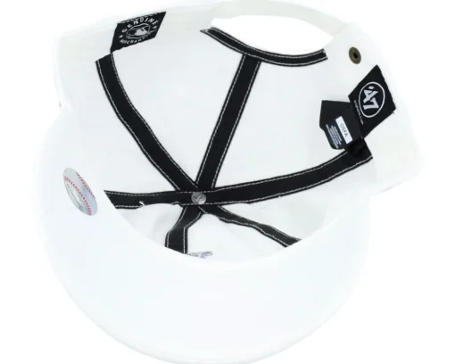 Los Angeles Dodgers Clean Up White Dad Cap - 47 Brand