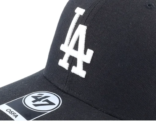 Los Angeles Dodgers Cold Zone Mvp 1 Dp Black/White Adjustable - 47 Brand