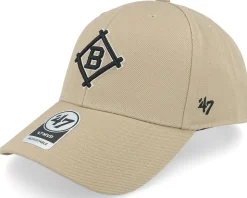 Los Angeles Dodgers Cooperstown Mvp Khaki Adjustable - 47 Brand
