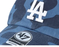 Los Angeles Dodgers Freeform Clean Up Timber Blue Dad Cap - 47 Brand