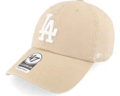 Los Angeles Dodgers MLB Clean Up Khaki Dad Cap - 47 Brand