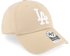 Los Angeles Dodgers MLB Clean Up Khaki Dad Cap - 47 Brand