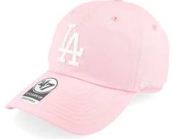 Los Angeles Dodgers MLB Clean Up Petal Pink Dad Cap - 47 Brand