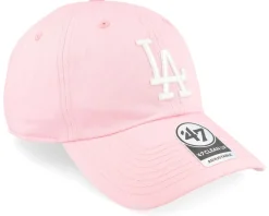 Los Angeles Dodgers MLB Clean Up Petal Pink Dad Cap - 47 Brand