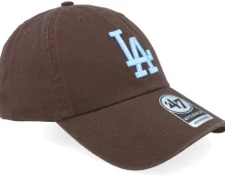 Los Angeles Dodgers MLB Clean Up Cap Brown Dad Cap - 47 Brand