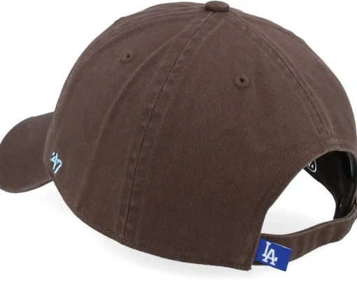 Los Angeles Dodgers MLB Clean Up Cap Brown Dad Cap - 47 Brand