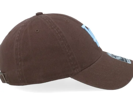 Los Angeles Dodgers MLB Clean Up Cap Brown Dad Cap - 47 Brand