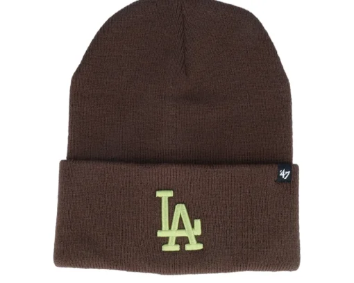 Los Angeles Dodgers MLB Haymaker 47 Knit Lad Brown Cuff - 47 Brand