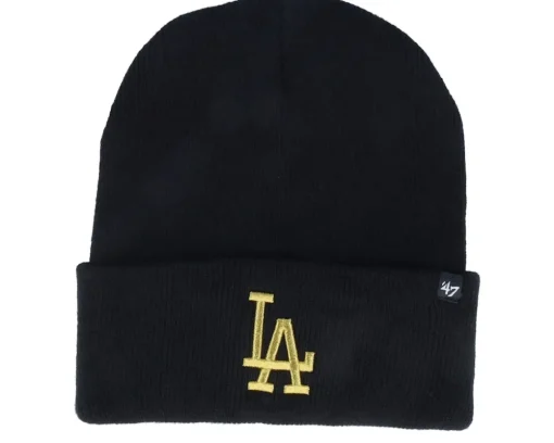 Los Angeles Dodgers MLB Haymaker 47 Knit Black Cuff - 47 Brand