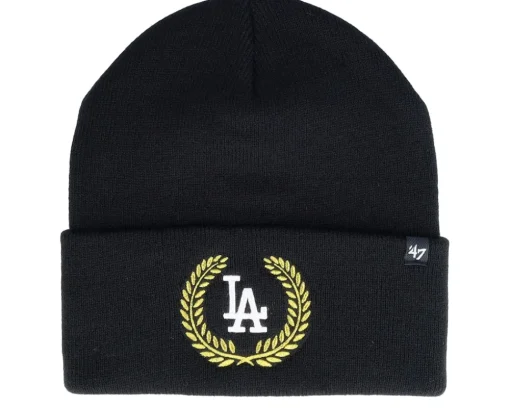 Los Angeles Dodgers MLB Laurel Metallic Black Cuff - 47 Brand