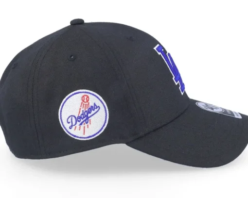 Los Angeles Dodgers MLB Sure Shot 47 Mvp Black Adjustable - 47 Brand