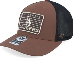 Los Angeles Dodgers Outskirts Brown/Black Trucker - 47 Brand