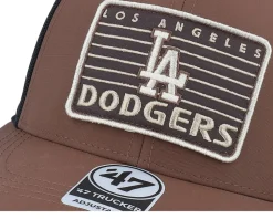 Los Angeles Dodgers Outskirts Brown/Black Trucker - 47 Brand