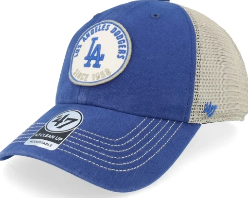 Los Angeles Dodgers Pitstop Clean Up Vintage Royal Trucker - 47 Brand