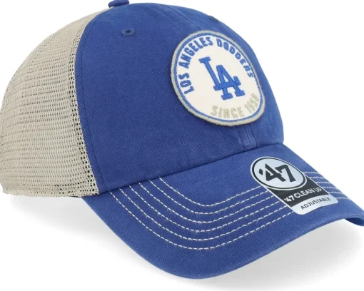 Los Angeles Dodgers Pitstop Clean Up Vintage Royal Trucker - 47 Brand