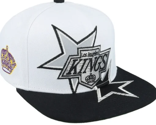 Los Angeles Kings All Starz Vintage White/Black Snapback - Mitchell & Ness