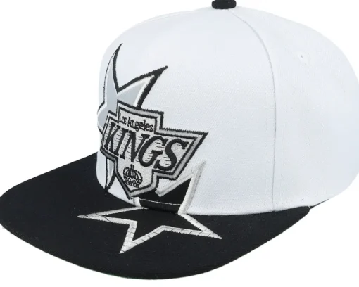 Los Angeles Kings All Starz Vintage White/Black Snapback - Mitchell & Ness