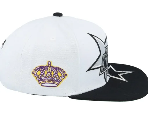 Los Angeles Kings All Starz Vintage White/Black Snapback - Mitchell & Ness