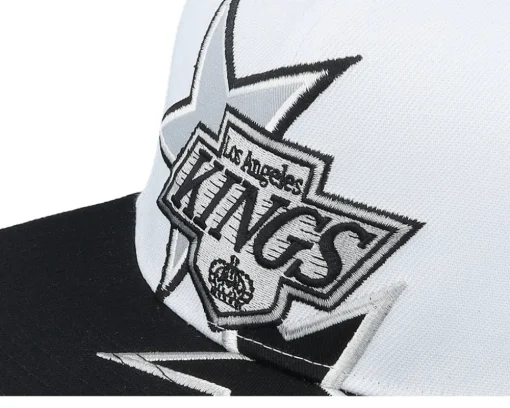 Los Angeles Kings All Starz Vintage White/Black Snapback - Mitchell & Ness