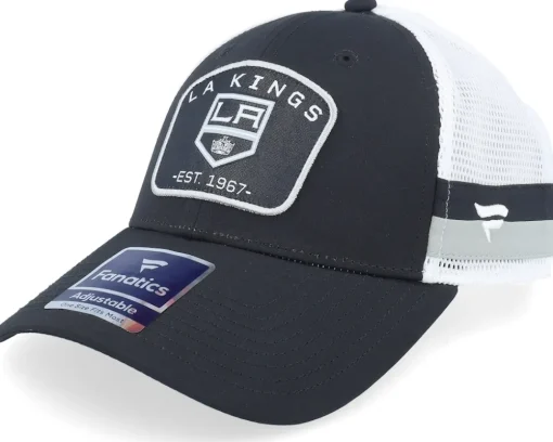 Los Angeles Kings Black/Charcoal Trucker - Fanatics