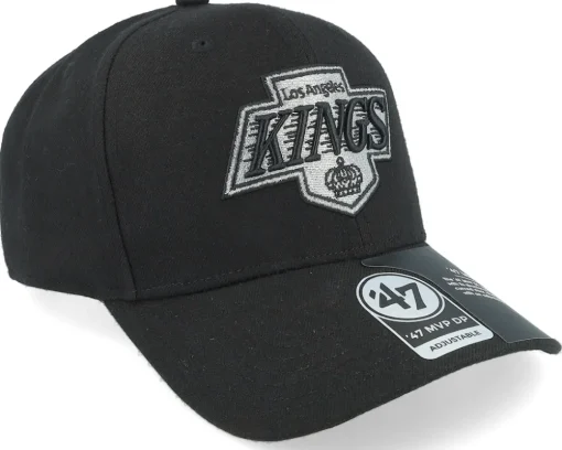 Los Angeles Kings Cold Zone Mvp Deep Profile Black Adjustable - 47 Brand