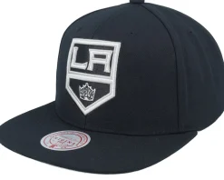 Los Angeles Kings Conference Patch Black Snapback - Mitchell & Ness