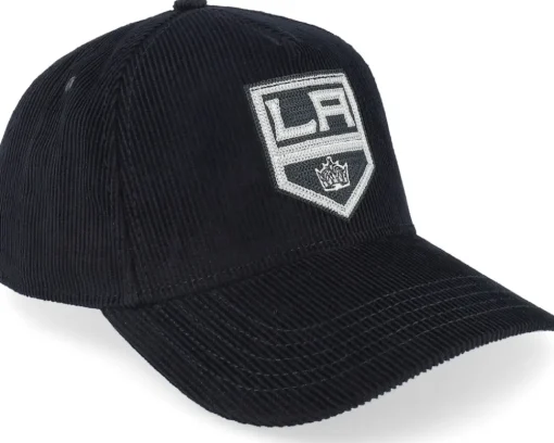 Los Angeles Kings Corduroy Valin Black Adjustable - American Needle
