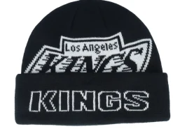 Los Angeles Kings K.o. Knit Vintage Black Cuff - Mitchell & Ness