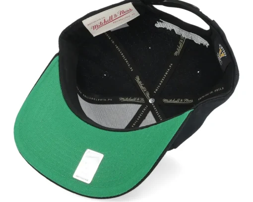 Los Angeles Kings Line Work Vintage Black Snapback - Mitchell & Ness