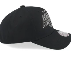 Los Angeles Kings Neon Logo Pro Cap Vintage Black Adjustable - Mitchell & Ness