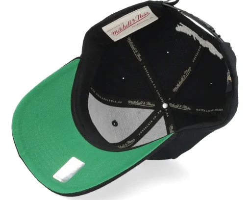 Los Angeles Kings Neon Logo Pro Cap Vintage Black Adjustable - Mitchell & Ness