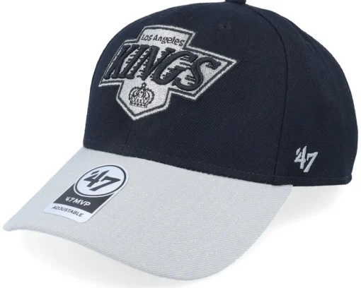 Los Angeles Kings NHL Vintage Two Tone MVP Black Adjustable - 47 Brand
