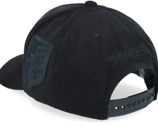 Los Angeles Kings Nightshade Pro Cap Vintage Black A-frame Adjustable - Mitchell & Ness